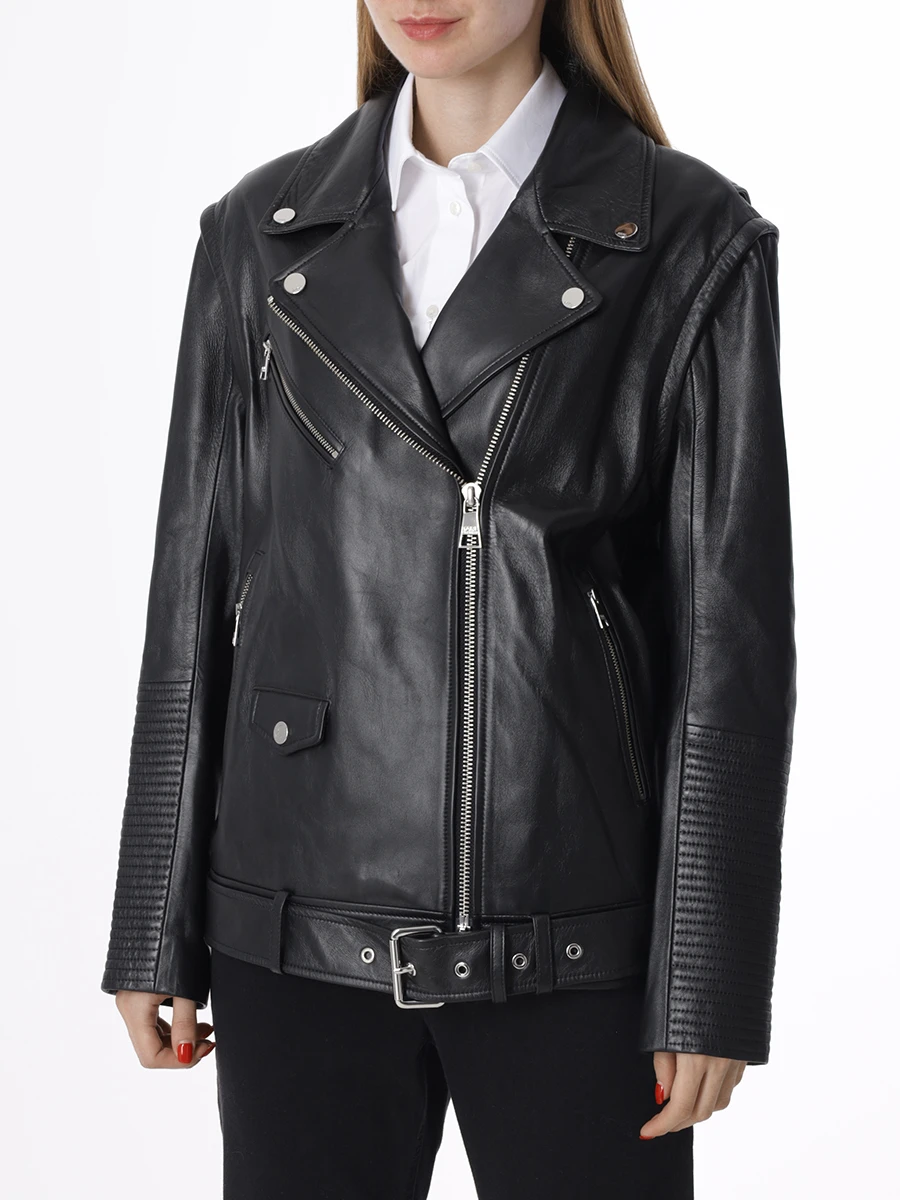 Куртка кожаная