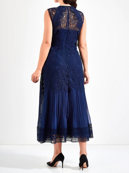 Платье кружевное ALBERTA FERRETTI