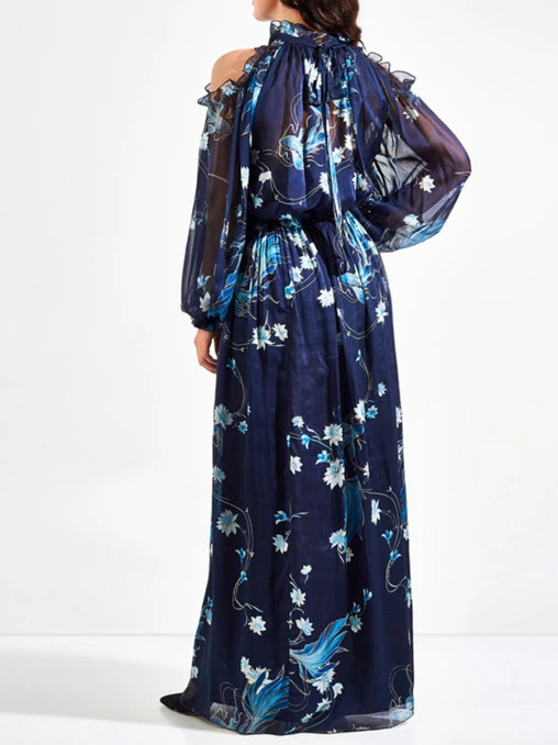 Платье с принтом ALBERTA FERRETTI