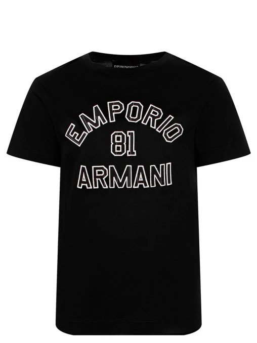Футболка с принтом EMPORIO ARMANI