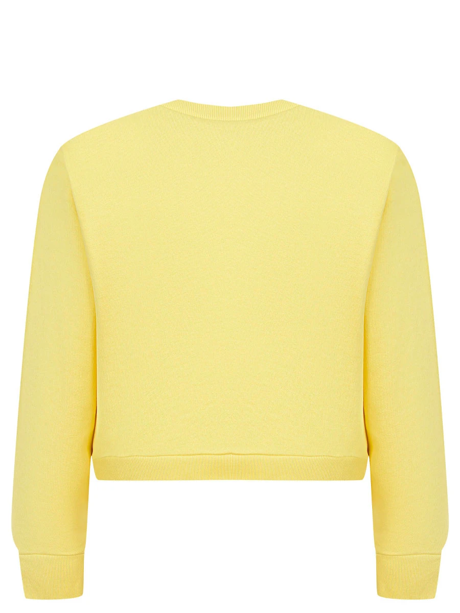 Свитшот хлопковый укороченный