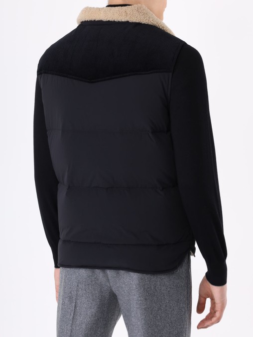 Жилет стеганый BRUNELLO CUCINELLI