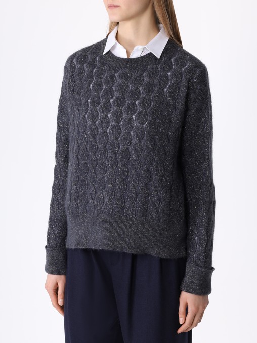 Джемпер с люрексом BRUNELLO CUCINELLI