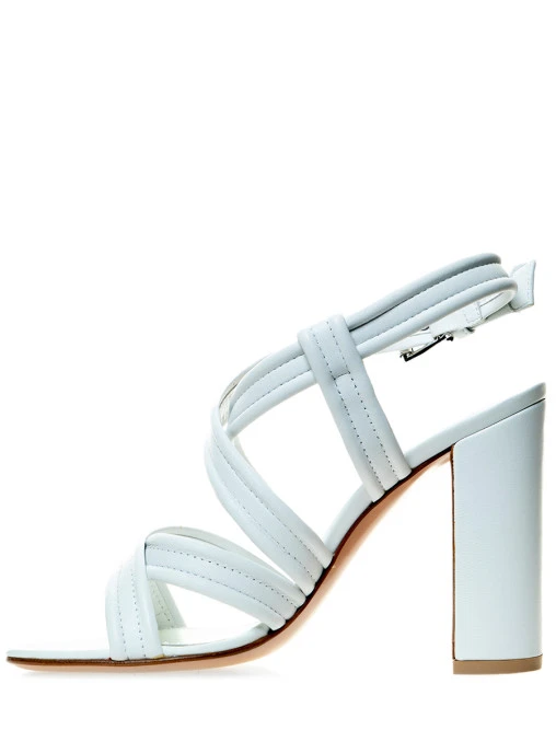 Босоножки кожаные GIANVITO ROSSI