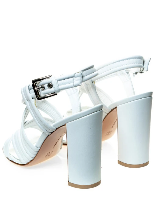 Босоножки кожаные GIANVITO ROSSI