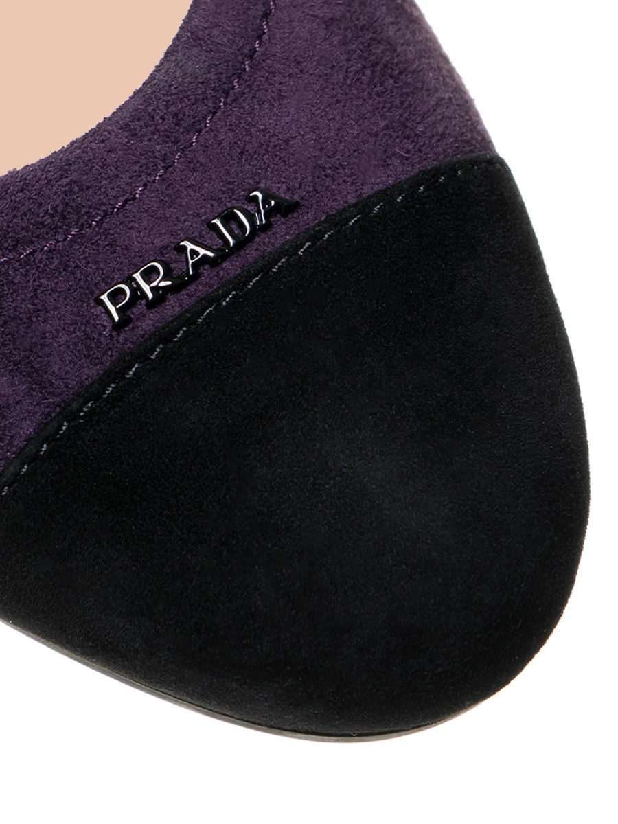 Балетки замшевые