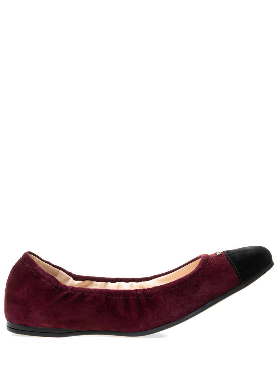 Балетки замшевые