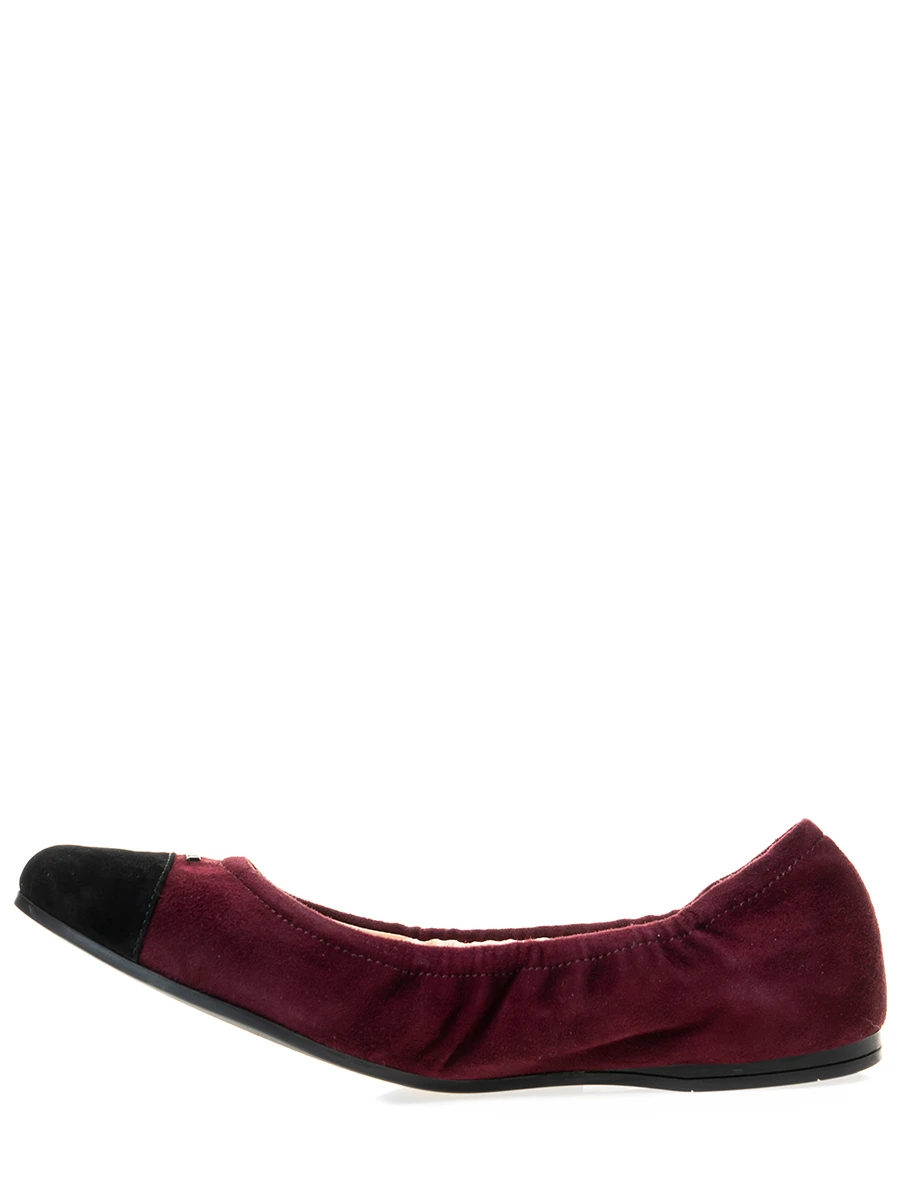 Балетки замшевые