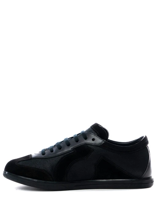 Кеды комбинированные на меху S.FERRAGAMO