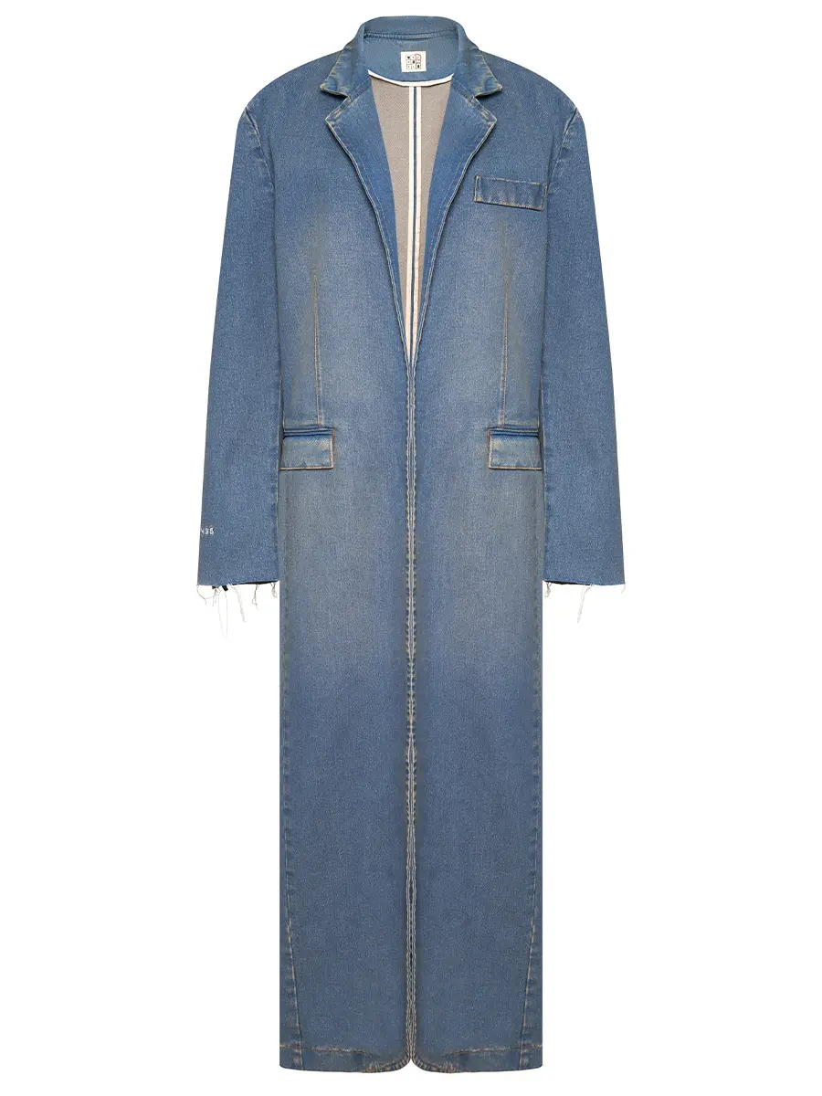 Пальто джинсовое "По курсу Евро"