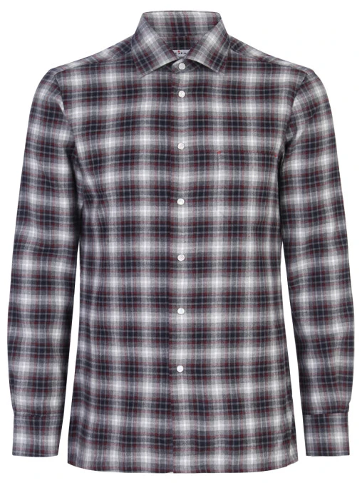 Рубашка Slim Fit хлопковая KITON