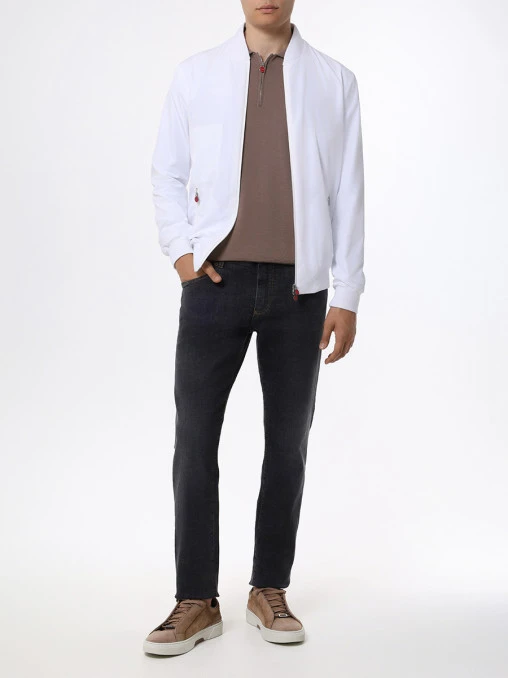 Поло шерстяное KITON