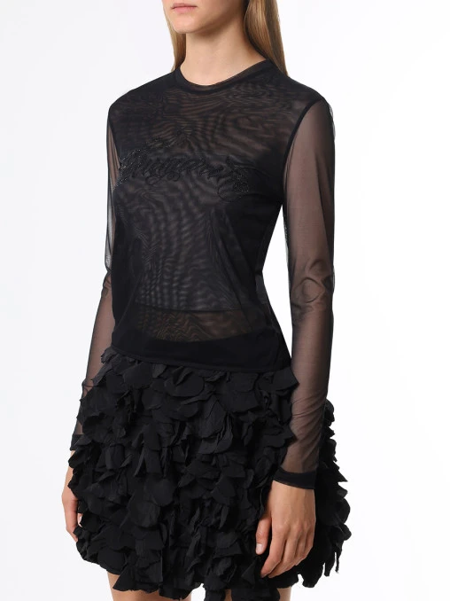 Лонгслив из сетки BLUMARINE