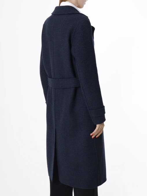 Пальто шерстяное в клетку SUIT FACTORY