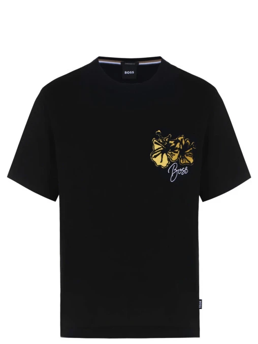 Футболка Oversized Fit хлопковая BOSS
