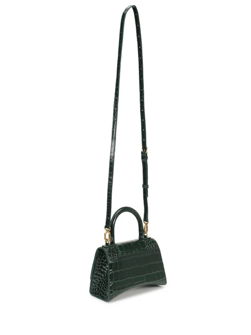 Сумка кожаная Hourglass BALENCIAGA
