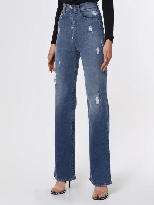 Джинсы хлопковые PHILIPP PLEIN