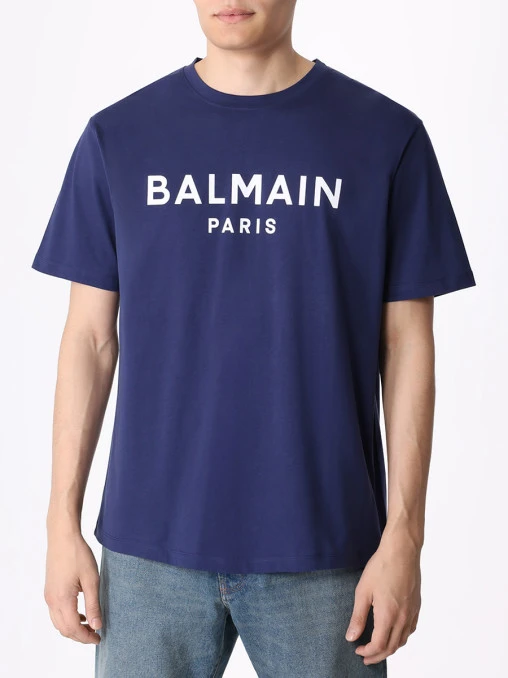 Футболка хлопковая BALMAIN