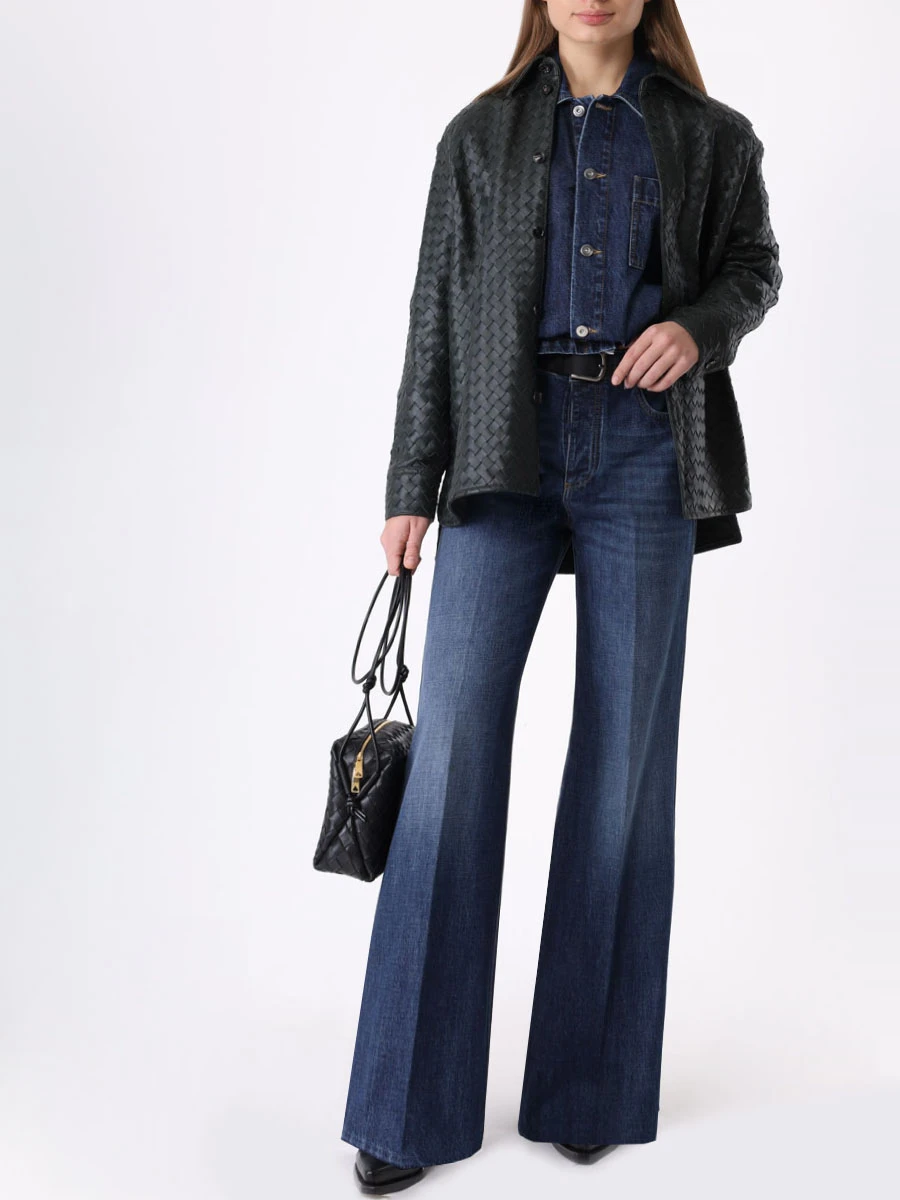 Рубашка кожаная