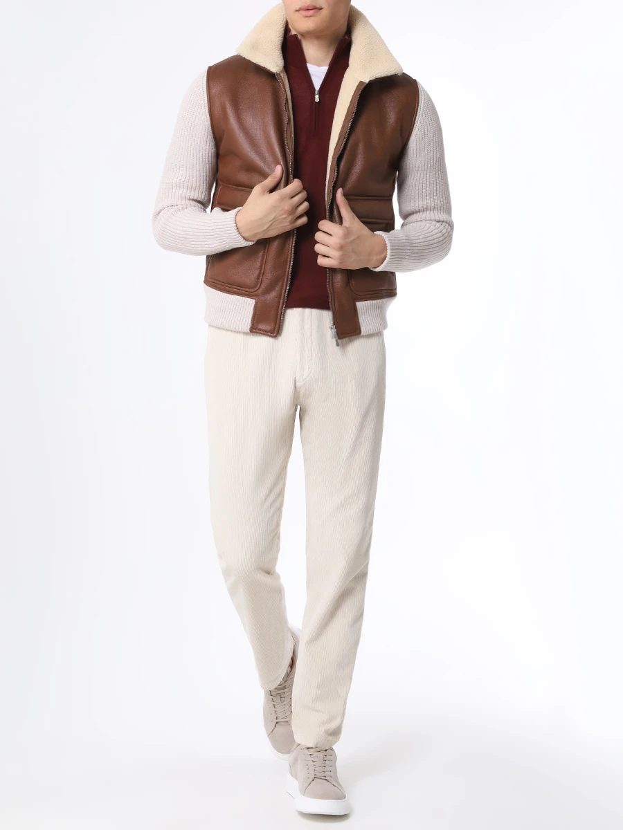 Куртка комбинированная