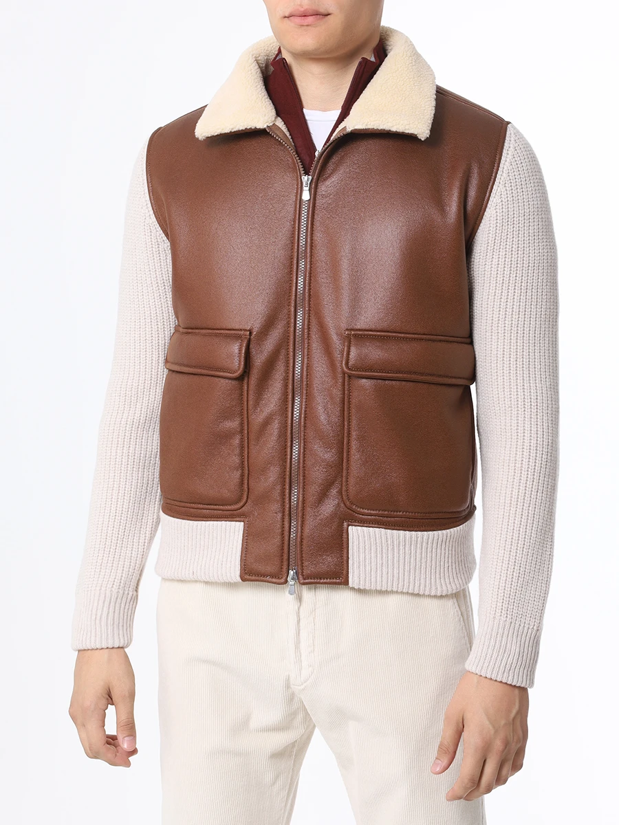 Куртка комбинированная