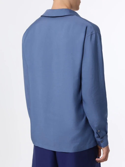 Рубашка Regular Fit из лиоцелла GIORGIO ARMANI