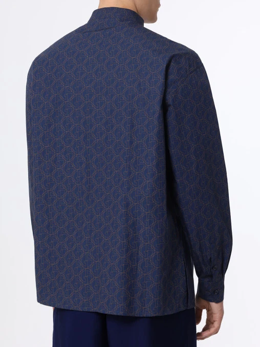 Рубашка Regular Fit хлопковая GIORGIO ARMANI