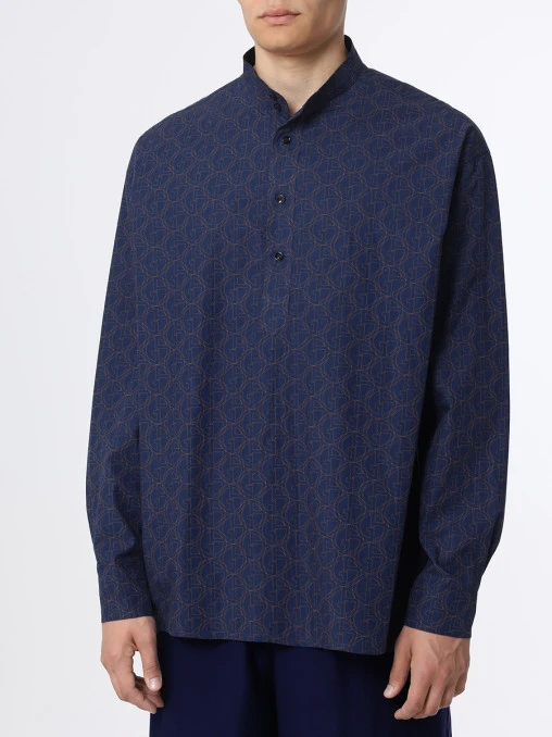 Рубашка Regular Fit хлопковая GIORGIO ARMANI
