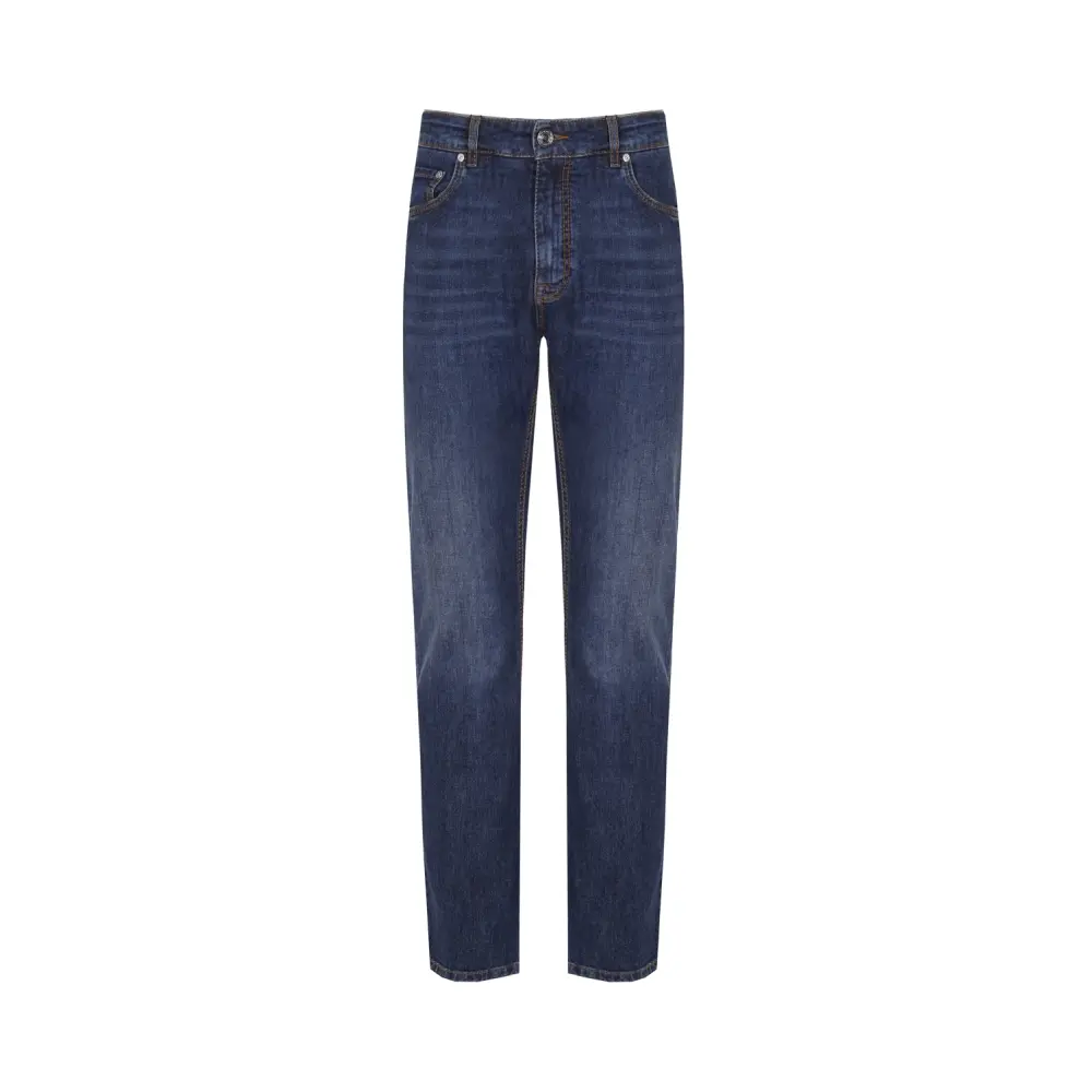 Джинсы Slim Fit хлопковые