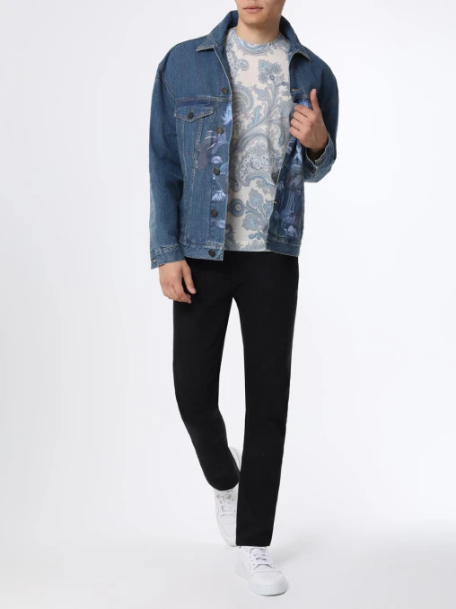 Джинсы Slim Fit хлопковые ETRO