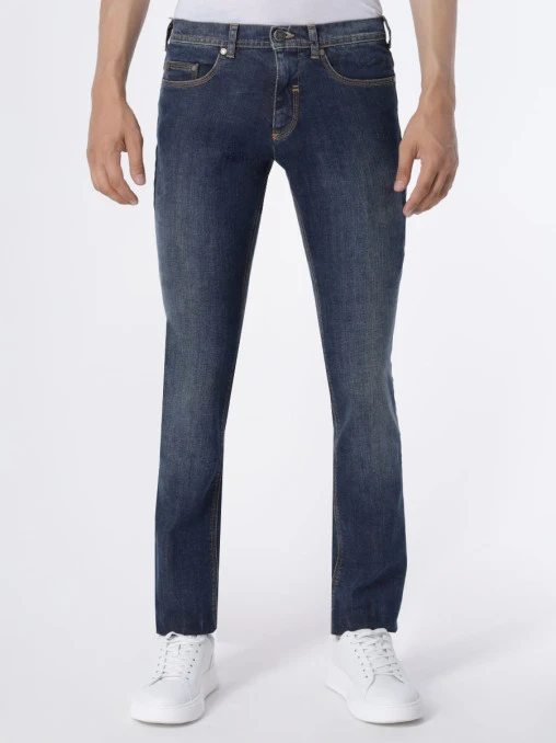 Джинсы Slim Fit хлопковые NEIL BARRETT