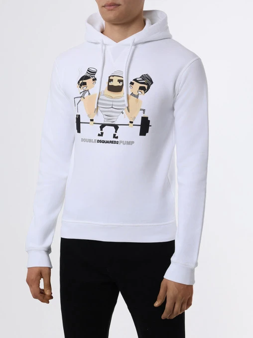 Худи хлопковое DSQUARED2
