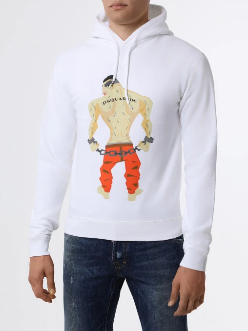 Худи хлопковое DSQUARED2