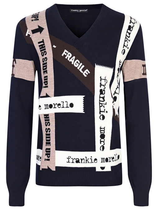 Пуловер шерстяной FRANKIE MORELLO