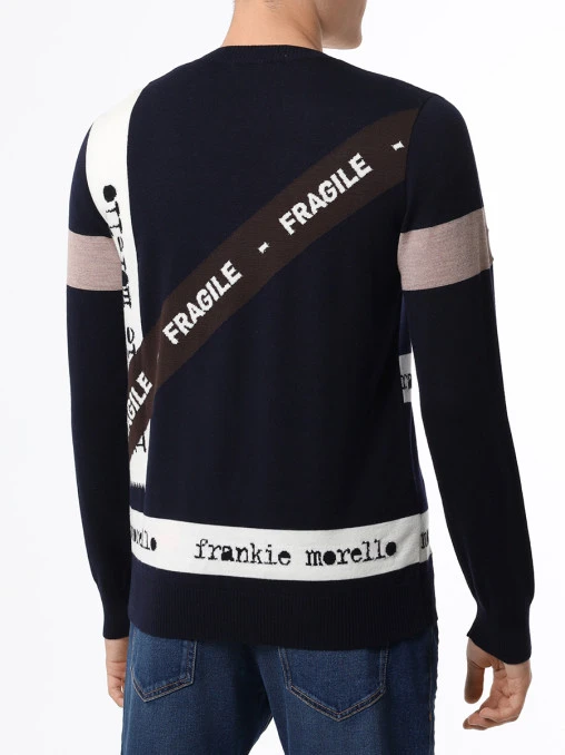 Пуловер шерстяной FRANKIE MORELLO