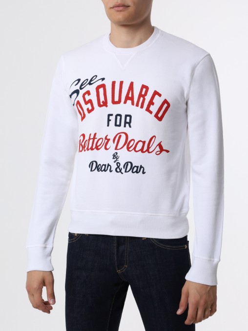 Свитшот хлопковый DSQUARED2