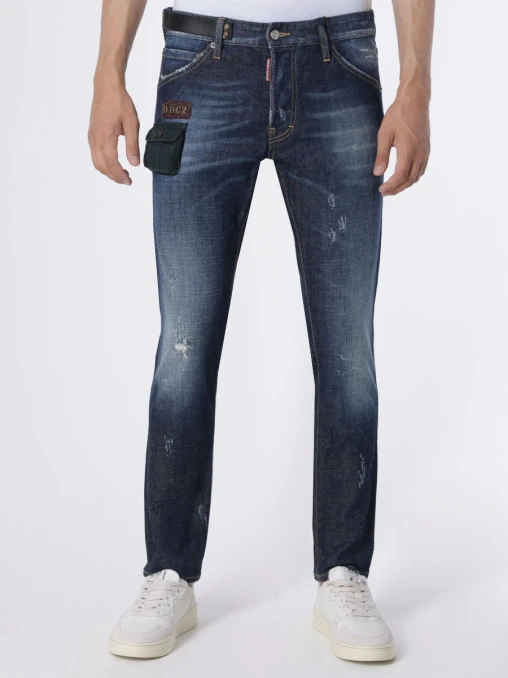 Джинсы Slim Fit хлопковые DSQUARED2