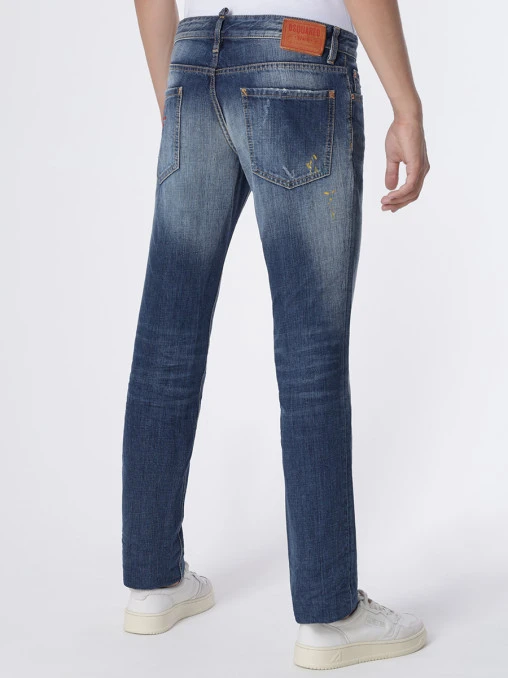 Джинсы Slim Fit хлопковые DSQUARED2