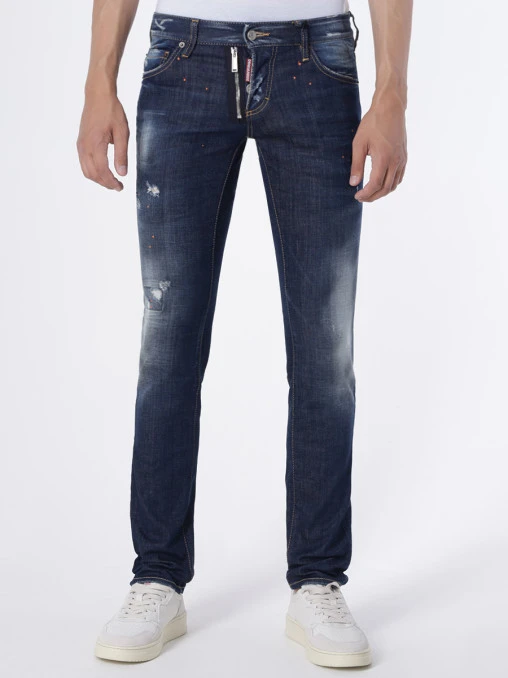 Джинсы Slim Fit хлопковые DSQUARED2