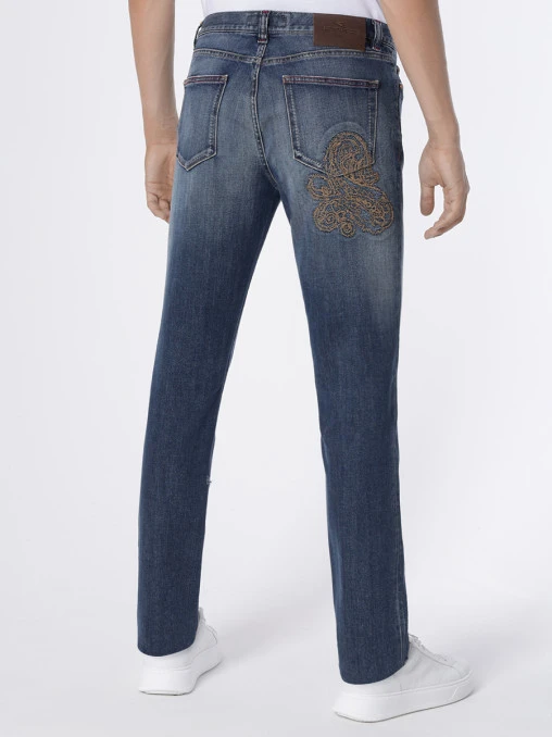 Джинсы Regular Fit хлопковые ETRO
