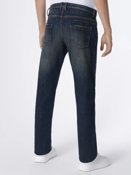 Джинсы Regular Fit хлопковые BIKKEMBERGS