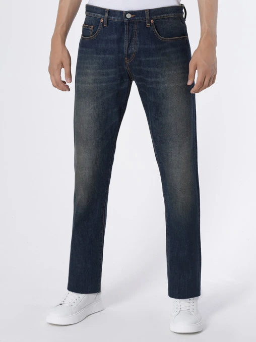 Джинсы Regular Fit хлопковые BIKKEMBERGS
