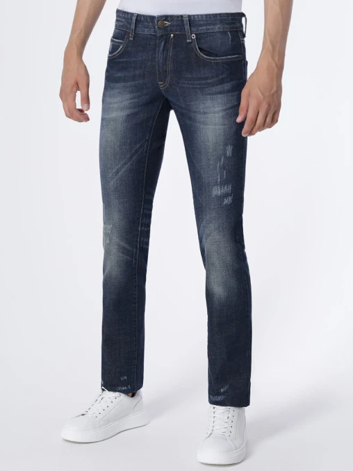 Джинсы Slim Fit хлопковые JOHN RICHMOND