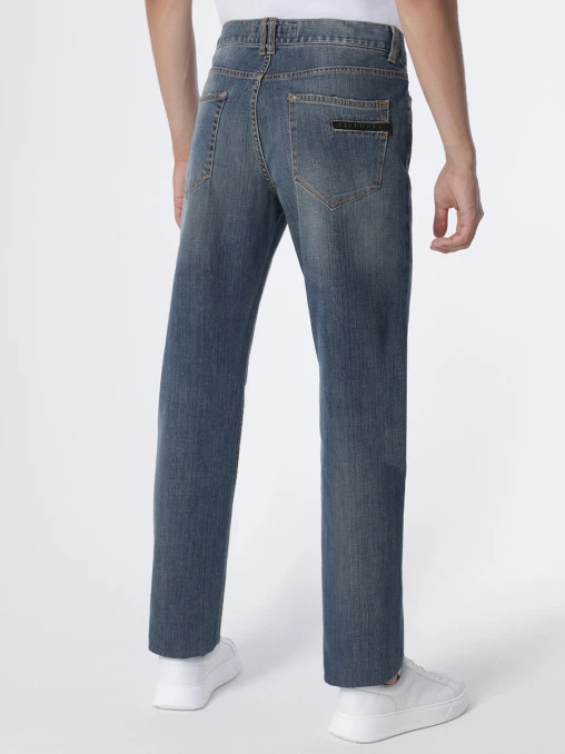 Джинсы Slim Fit хлопковые JOHN RICHMOND