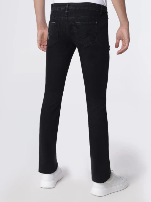 Джинсы Slim Fit хлопковые JOHN RICHMOND