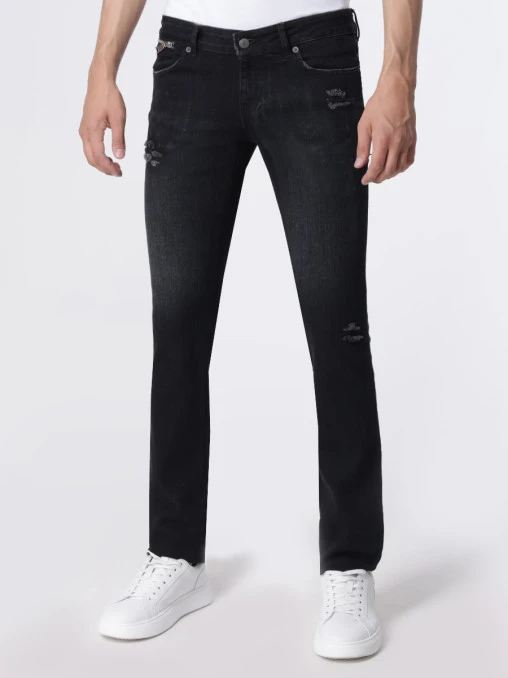 Джинсы Slim Fit хлопковые JOHN RICHMOND