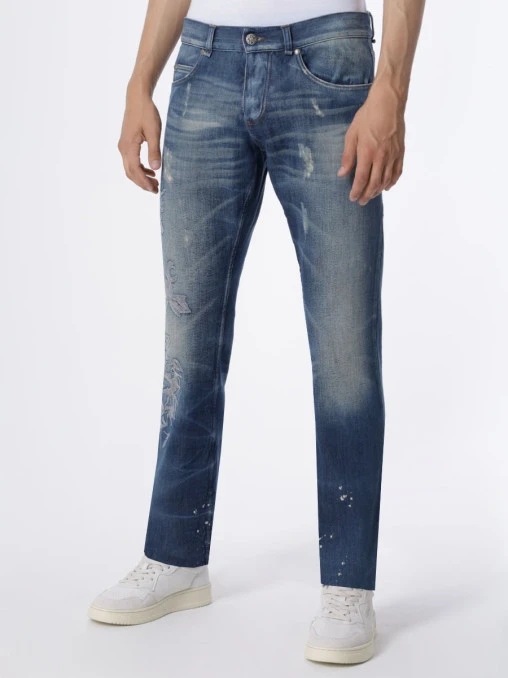 Джинсы Regular Fit хлопковые JUST CAVALLI