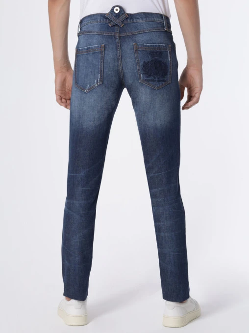 Джинсы Slim Fit хлопковые FRANKIE MORELLO