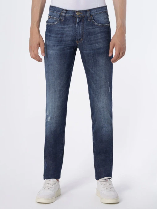 Джинсы Slim Fit хлопковые FRANKIE MORELLO