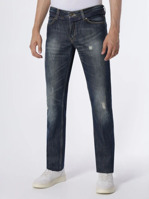 Джинсы Slim Fit хлопковые FRANKIE MORELLO
